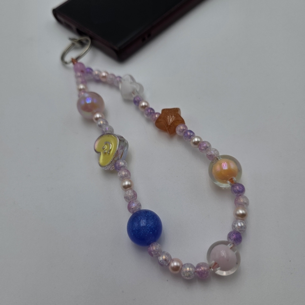 Handmade Multi Color Phone Charm - Picture 3 of 4
